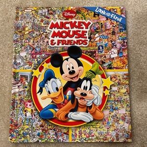 Disney Mickey Mouse & Friends Look and Find Book - Red, Blue, Yellow